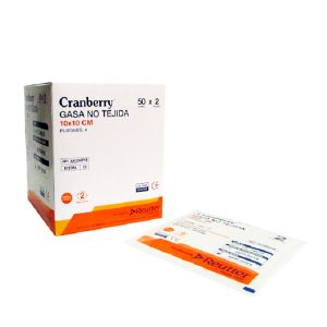 GASA NO TEJIDA ESTERIL CRANBERRY 10X10CM UNIDAD