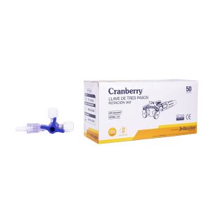 LLAVE DE 3 PASOS ROTACION 360 X UNIDAD CRANBERRY