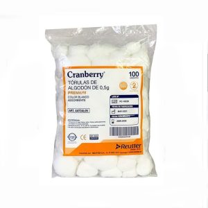TORULAS DE ALGODÓN DE 0,5G 100 UNIDADES