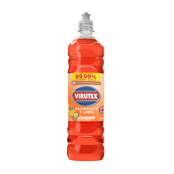LIMPIADOR Y DESINFECTANTE VIRUTEX CITRICO 900ML