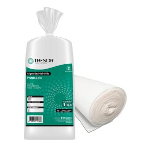 ALGODON HIDROFILO PRENSADO 1 KILO TRESOR